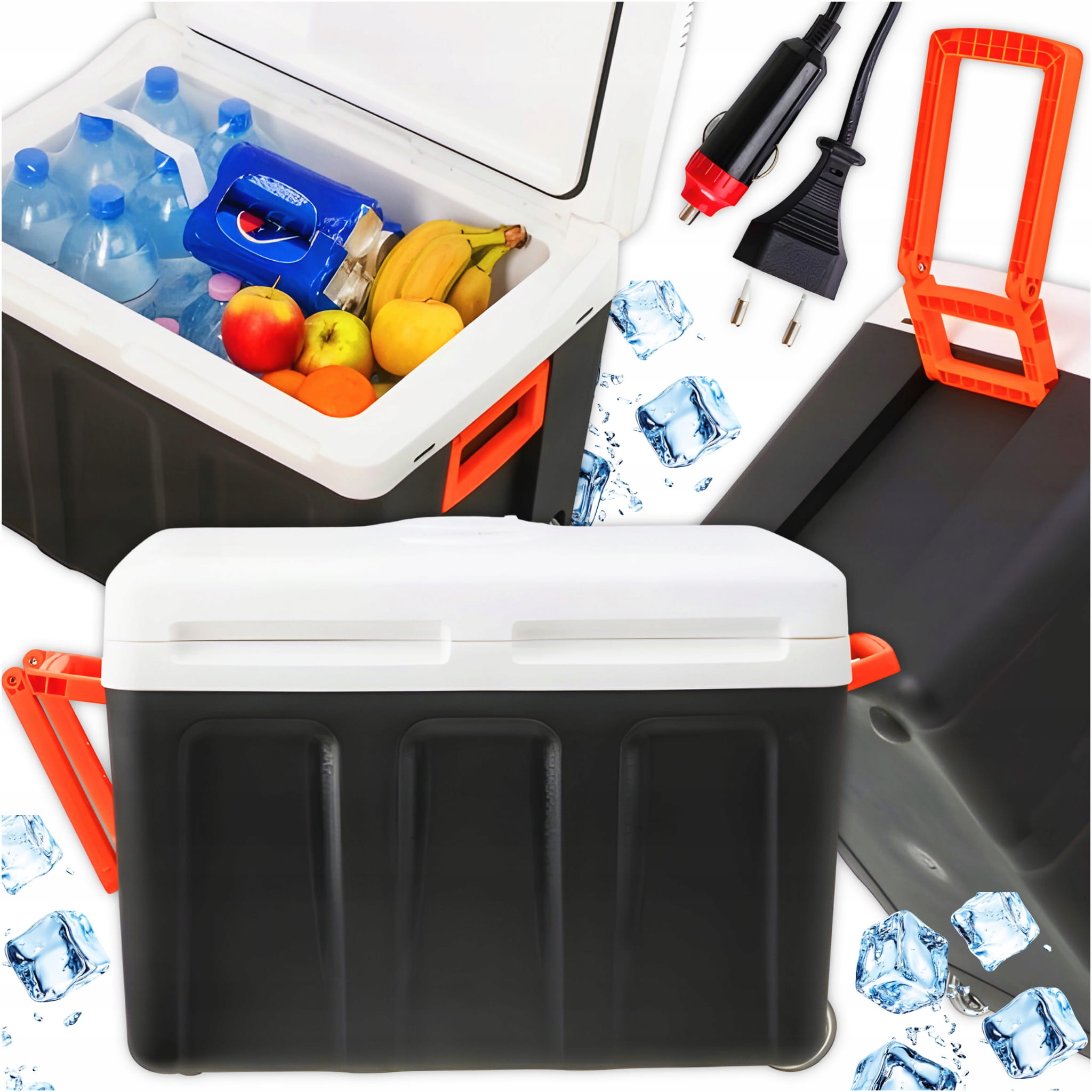 Lodówka turystyczna 40L z funkcją grzania - zasilanie 230V/12V AD 8090