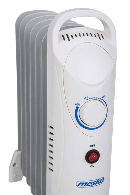 Grzejnik olejowy 800W z regulacją temperatury - 7 żeberek MS 7804