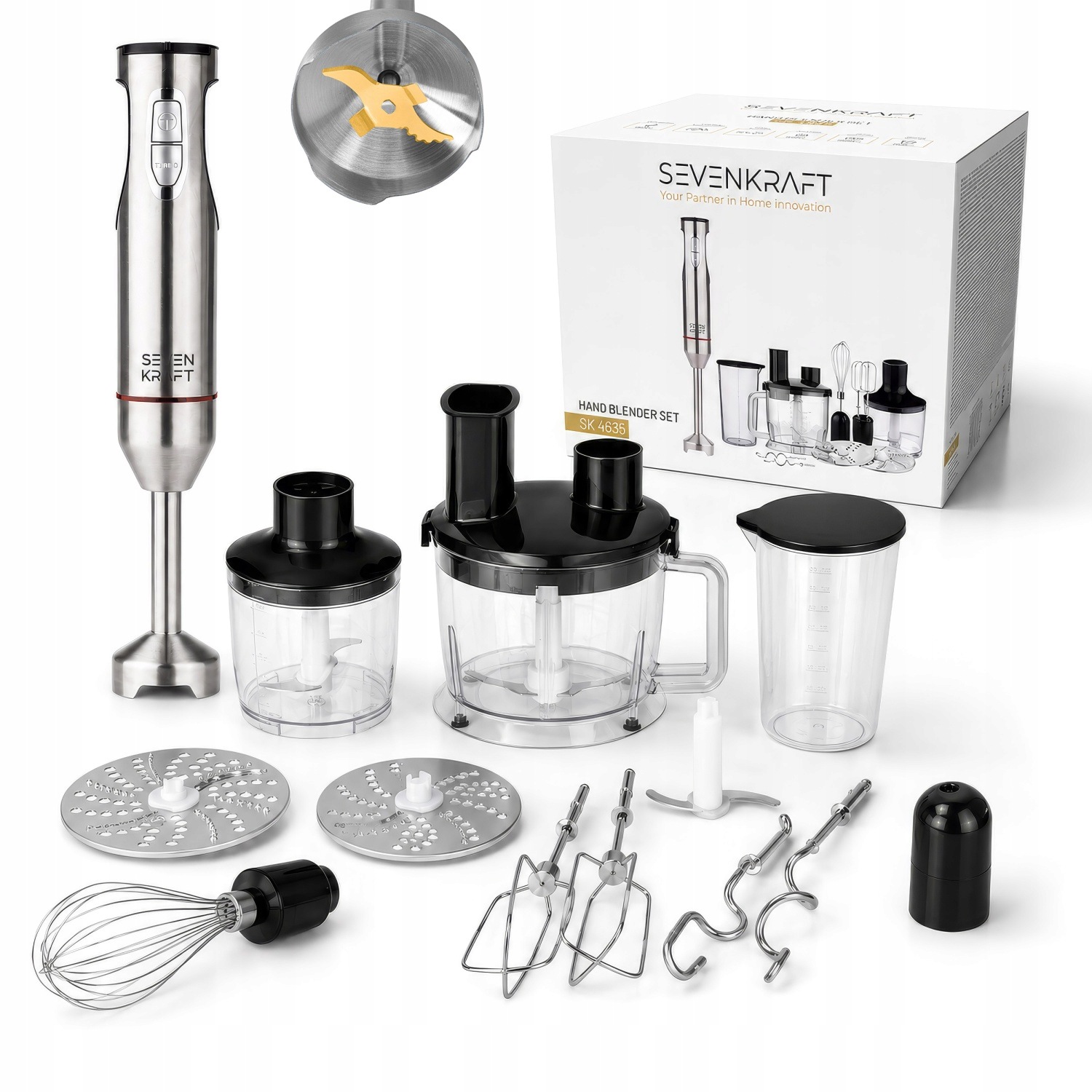 Blender ręczny wielofunkcyjny zestaw 1800W SK 4635