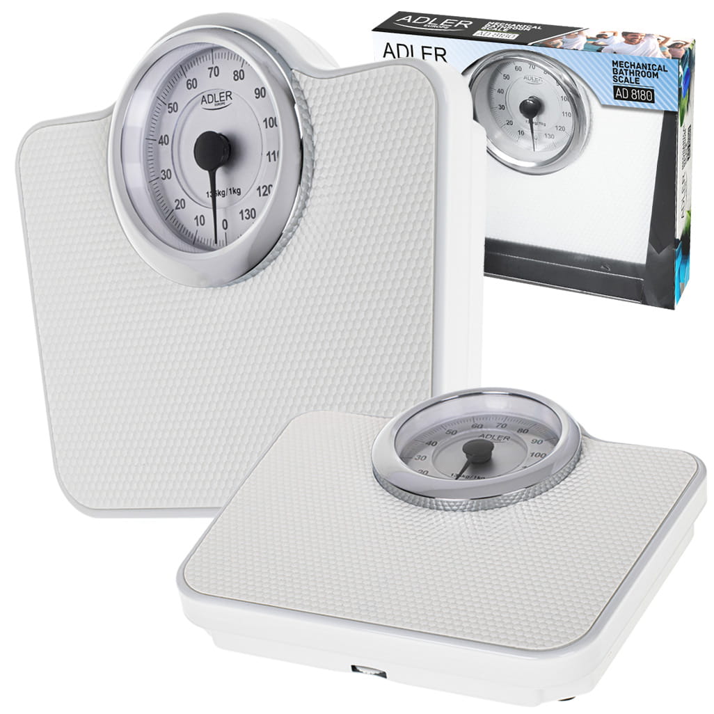 Waga łazienkowa mechaniczna 136kg - antypoślizgowa AD 8180