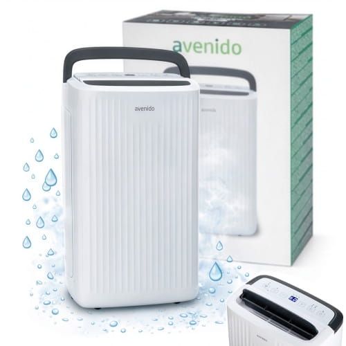 Osuszacz powietrza 10L/24h z WiFi i filtrem węglowym - cichy ≤36dB