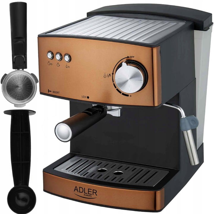 Espresso w domu jak z kawiarni – przewodnik i recenzja ekspresu ciśnieniowego Adler AD 4404